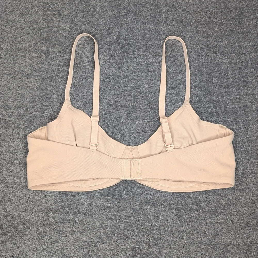 SKIMS Fits Everybody Unlined Demi Bra Tan Women's 36B - Picture 3 of 10